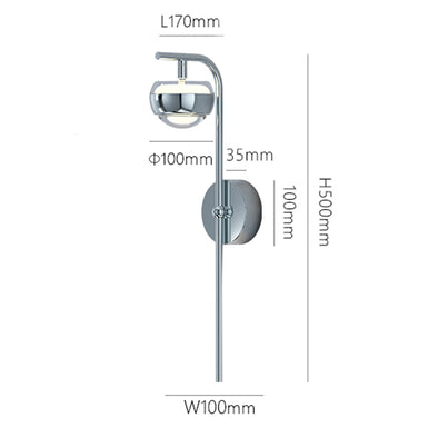 Lámpara LED Osram Globe moderna con pantalla acrílica para uso en interiores