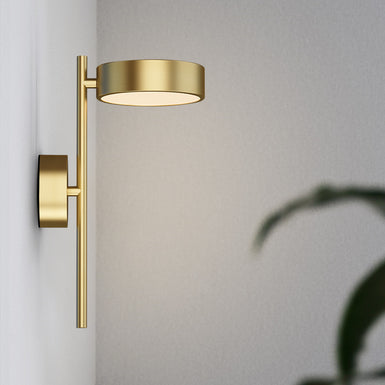 Brass Single Armed Sconce - Rotatable