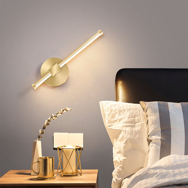 Wall Sconce Rotatable 330° LED Wall Light Fixtures for Bedroom Living Room Hotel Hallway Corridor