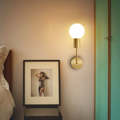 Light 2 Brass Armed Sconce