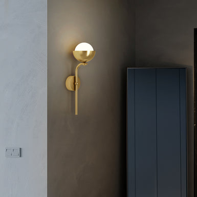 Modern Design Single Light Armed Sconce