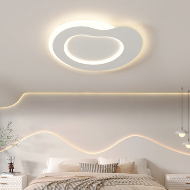 Acrylic LED Flush Mount Lighting for Bedroom