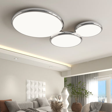 Modern Style Flush Mount Ceiling Light with Ambient Shade lighting fitting assembly