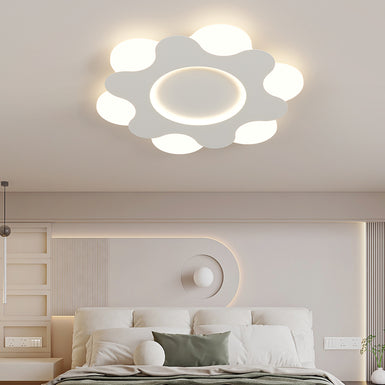 LED Flush Mount Light with Full Spectrum Light Source for Bedroom