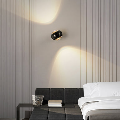 Modern 2-Lights Globe Wall Lamp with OSRAM LED Rotatable Type