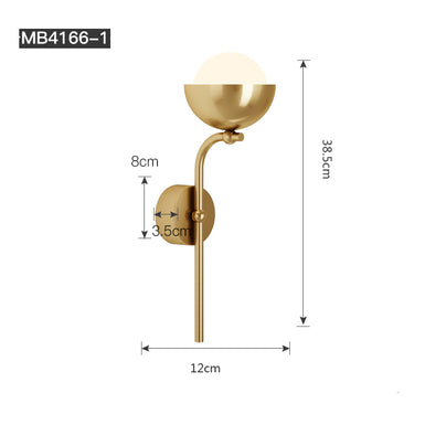 Modern Design Single Light Armed Sconce