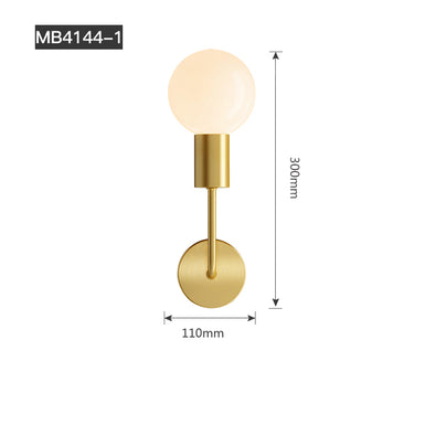 Light 2 Brass Armed Sconce